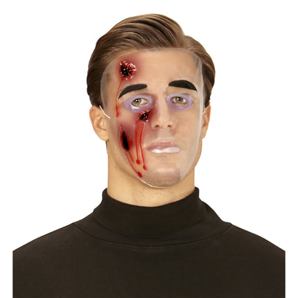 Máscara de Halloween Herida sangrante
