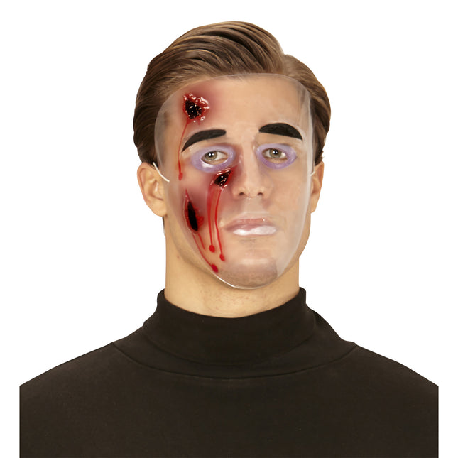 Máscara de Halloween Herida sangrante