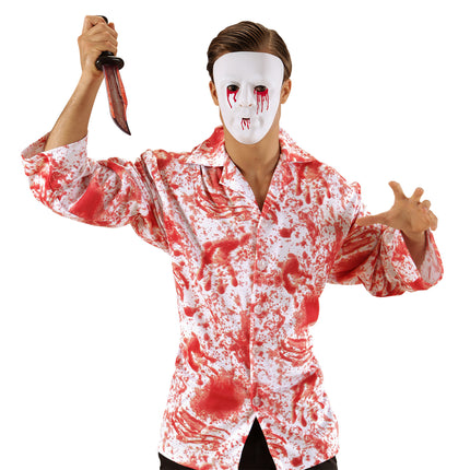 Máscara de Halloween Rojo Sangriento