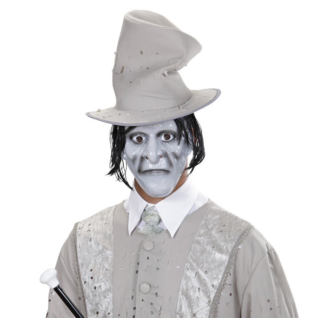 Máscara Halloween Monstruo Gris