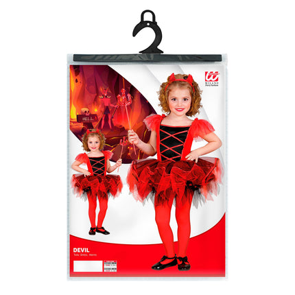 Vestido de Halloween Bebé Bailarina Diabólica