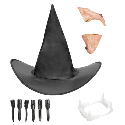 Set Accesorios Halloween Bruja