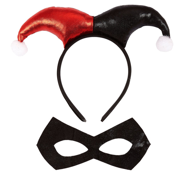 Set de accesorios de Halloween Arlequín