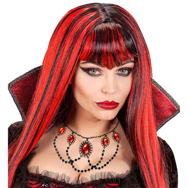 Collar de Halloween con piedras
