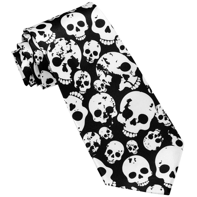 Calaveras de corbata de Halloween