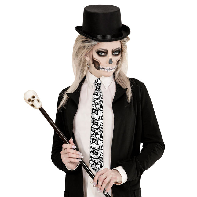Calaveras de corbata de Halloween