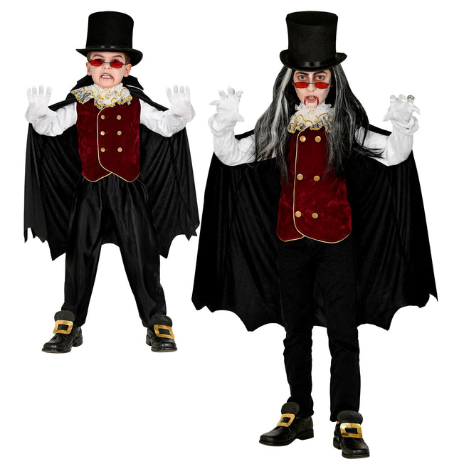 Disfraz de Halloween Vampiro Infantil 4 piezas