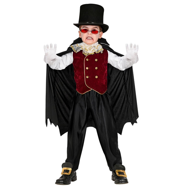 Disfraz de Halloween Vampiro Infantil 4 piezas