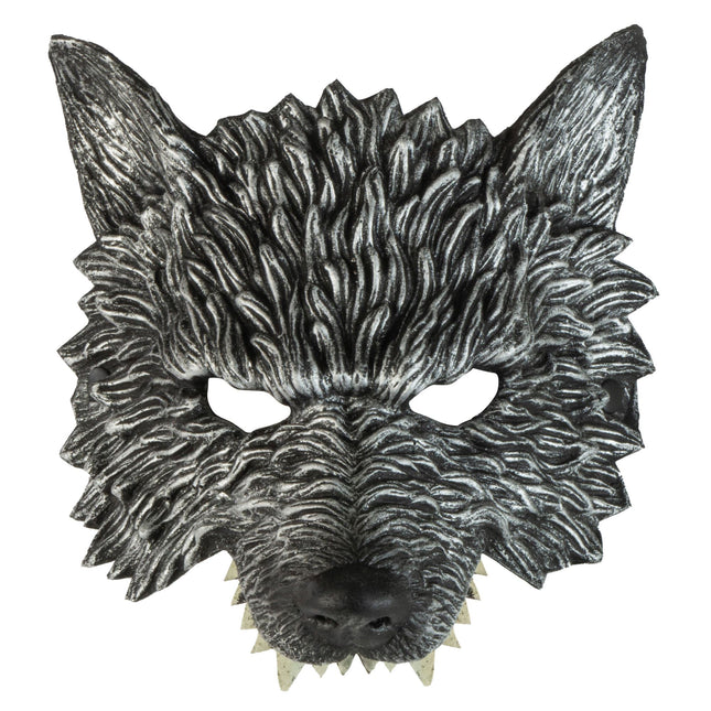 Máscara Halloween Lobo Gris
