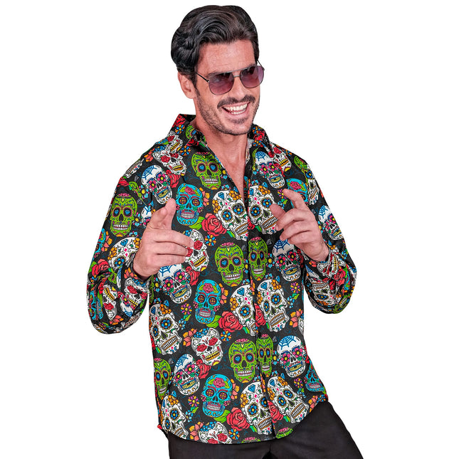 Blusa Día De Los Muertos Hombre