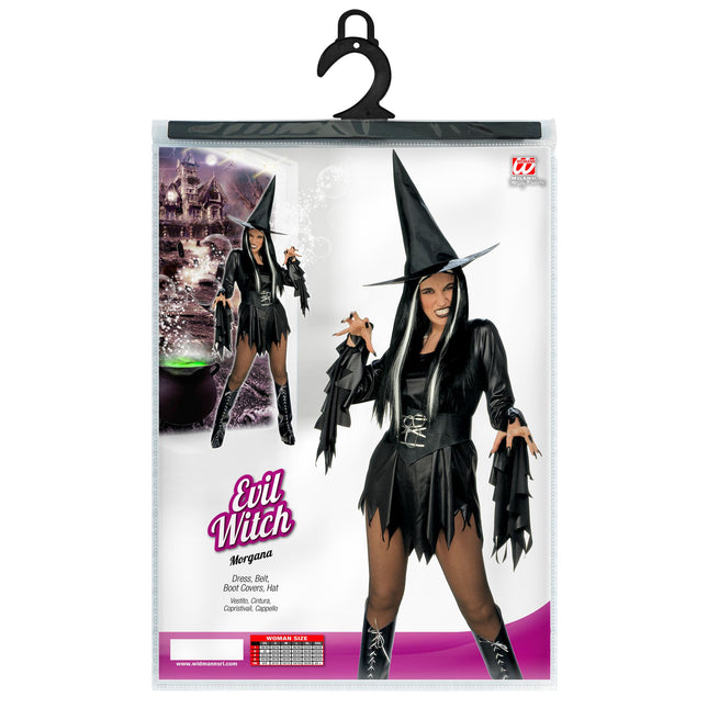 Vestido de Halloween Negro Señoras Sexy Bruja
