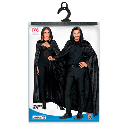 Capa de Halloween Negra 1,5 m