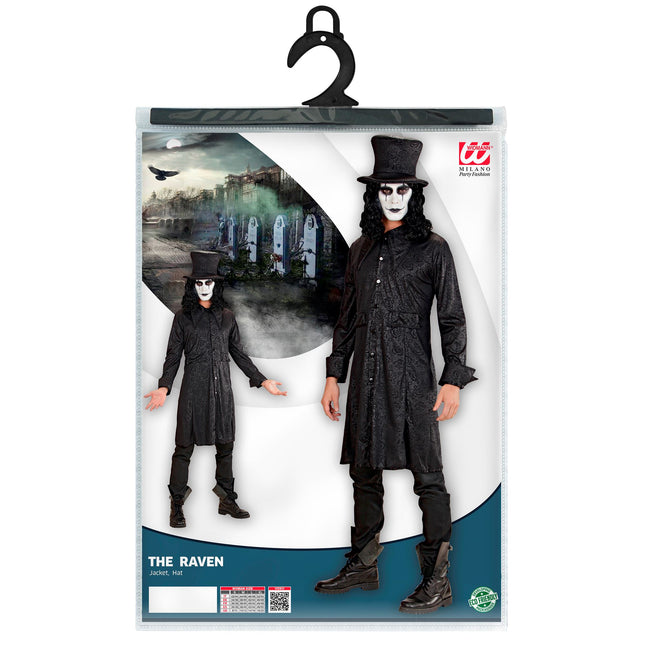 Disfraz de Halloween Cuervo Negro para Hombre