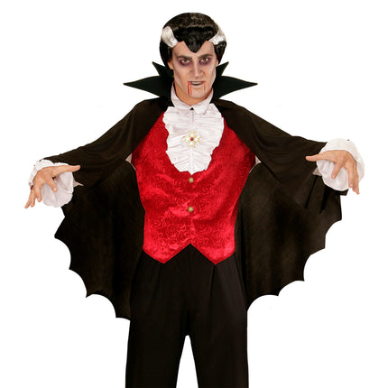 Capa de Halloween Collar Negro