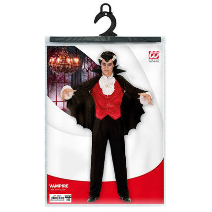 Capa de Halloween Collar Negro