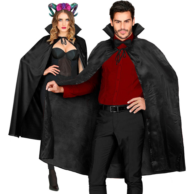 Capa de Halloween Negra 1,15m