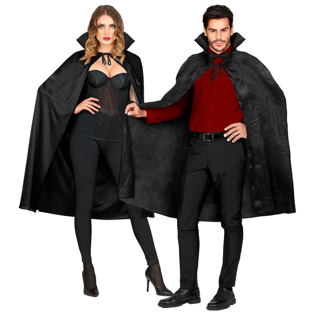 Capa de Halloween Negra 1,15m