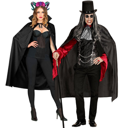 Capa de Halloween Negra 1,15m