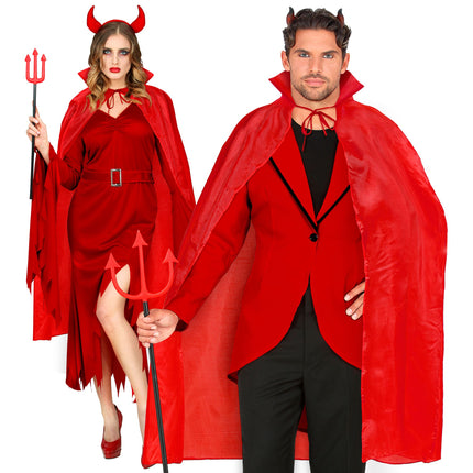 Capa Halloween Rojo Niño 1,3m