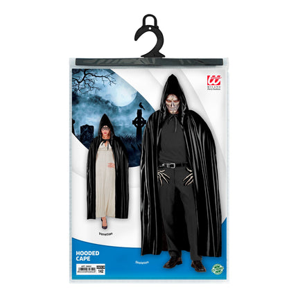 Capa de Halloween Negra 1,42m