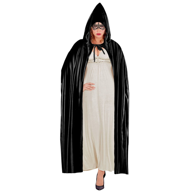 Capa de Halloween Negra 1,42m