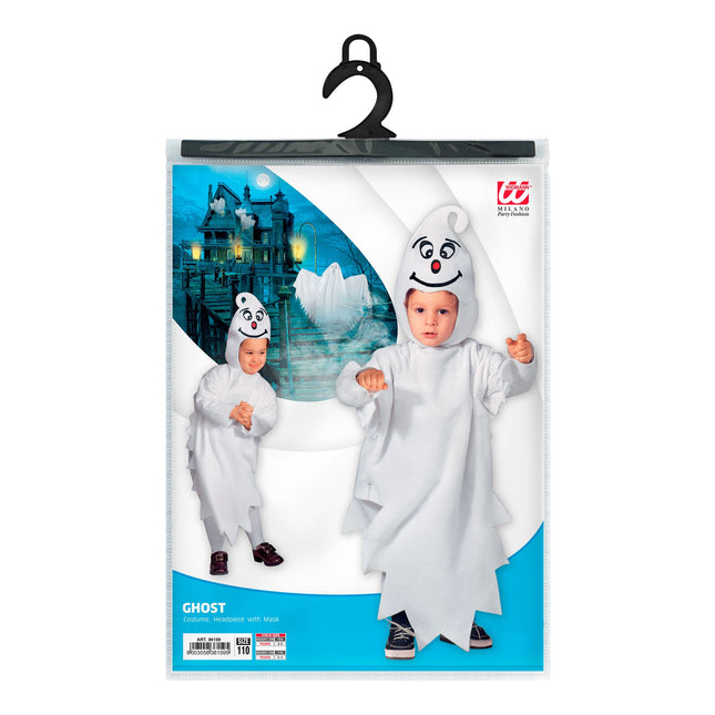 Disfraz Halloween Azul Blanco Fantasma Bebé