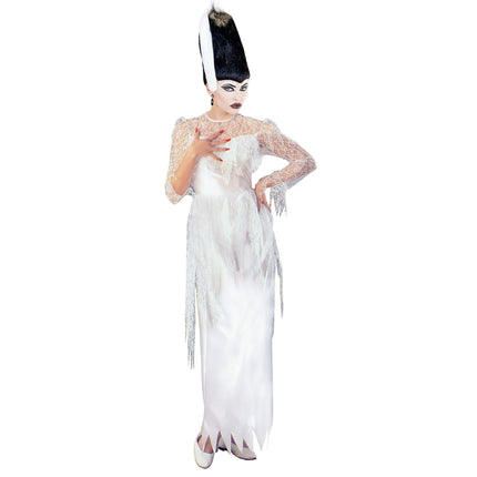 Vestido Halloween Reina Damas Blanco