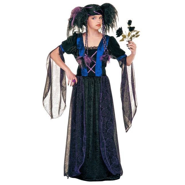 Vestido Halloween Niña Gótico