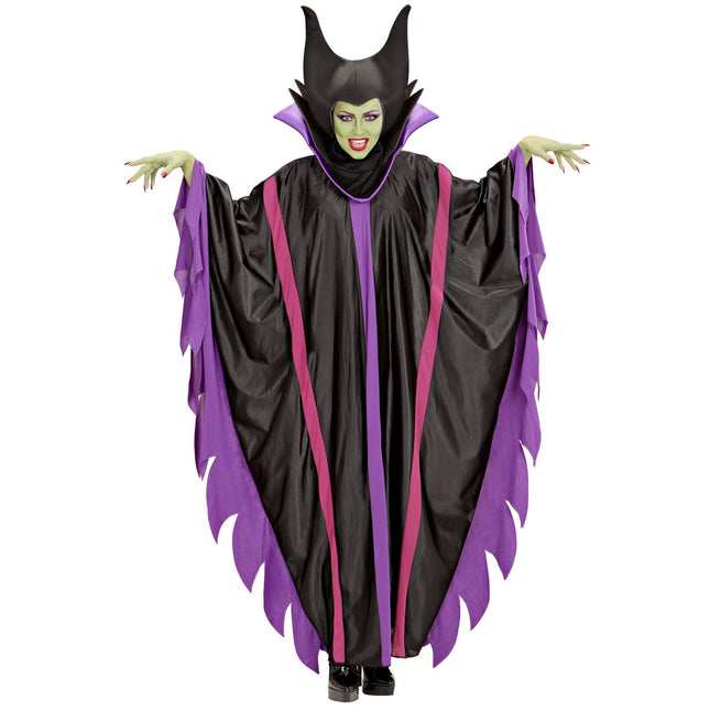 Vestido de Halloween Morado Señoras Malefizia