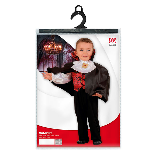 Disfraz de Halloween Vampiro 4 piezas para bebé