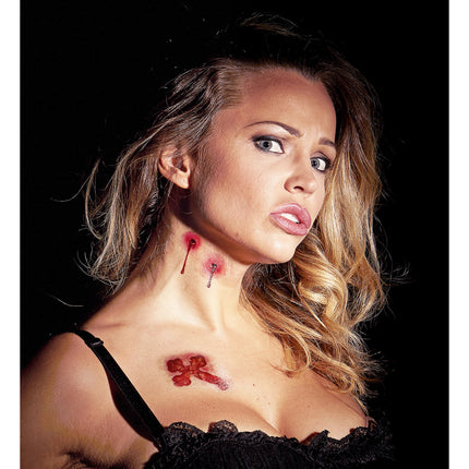Halloween Tatuajes Falsos Mordeduras de Vampiro