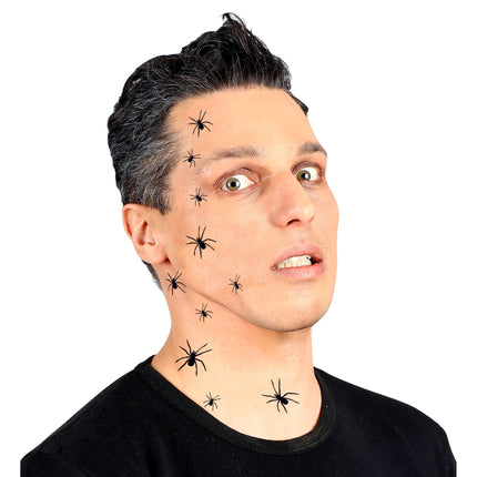 Tatuajes Falsos de Halloween Arañas 32pcs