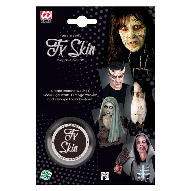 Pintura facial Halloween Negra