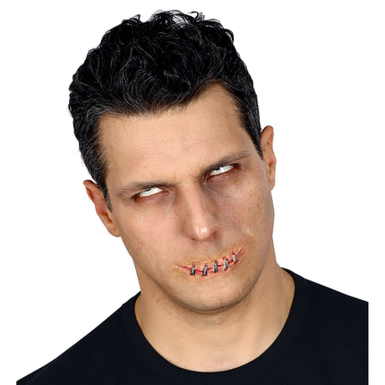 Halloween Boca Falsa Herida