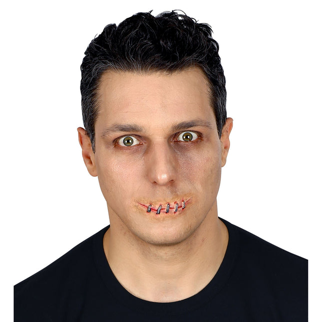 Halloween Boca Falsa Herida