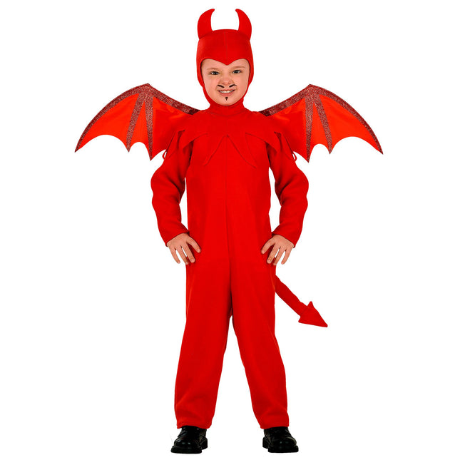 Disfraz de Halloween Diablo Rojo Infantil 3 piezas