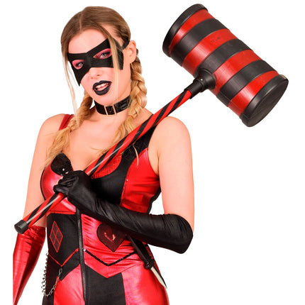 Martillo Falso Rojo Negro 78cm