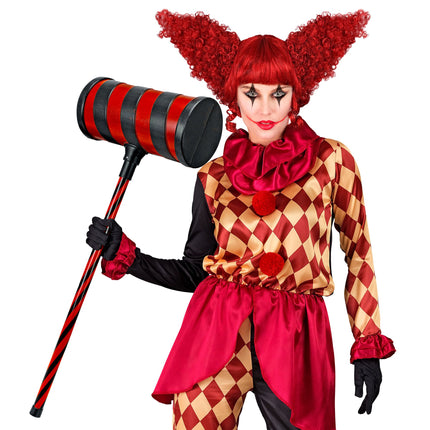 Martillo Falso Rojo Negro 78cm