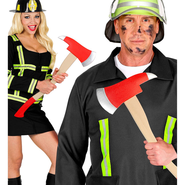 Hacha falsa de bombero 60cm