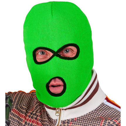 Pasamontañas Negro Verde