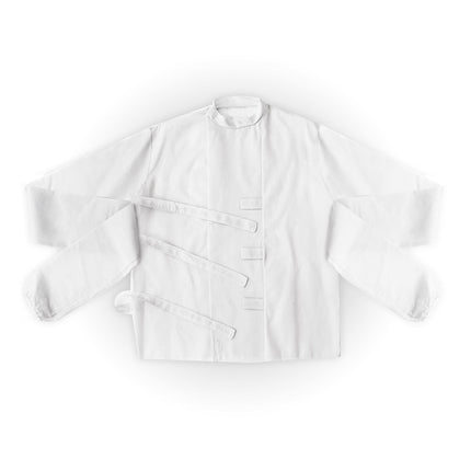Traje blanco Camisa de fuerza