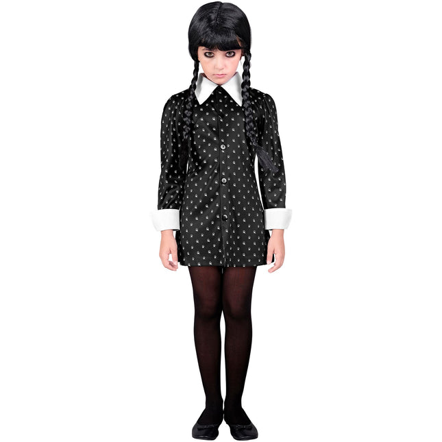 Disfraz Halloween Negro Niña Gótico