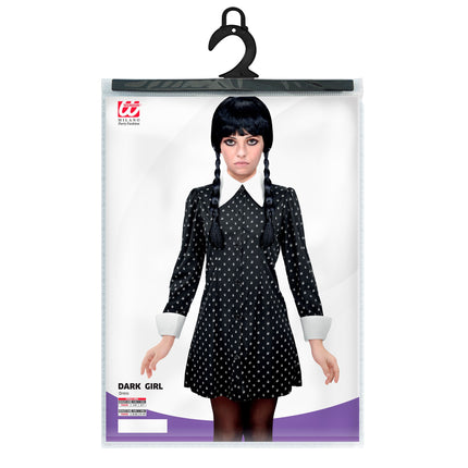 Disfraz Halloween Negro Niña Gótico