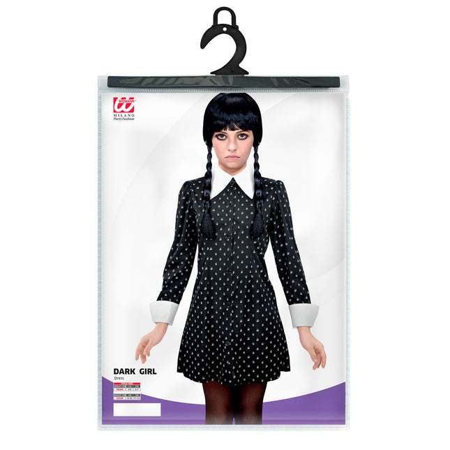 Disfraz Halloween Negro Niña Gótico