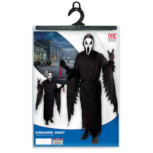 Disfraz Fantasma Negro