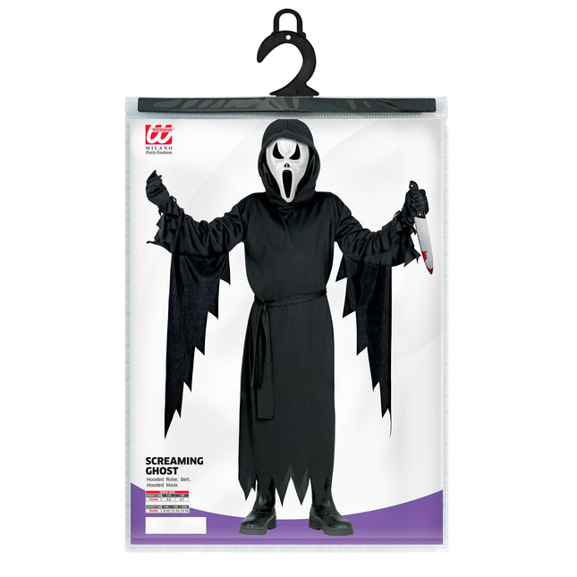 Disfraz Negro Fantasma Niño