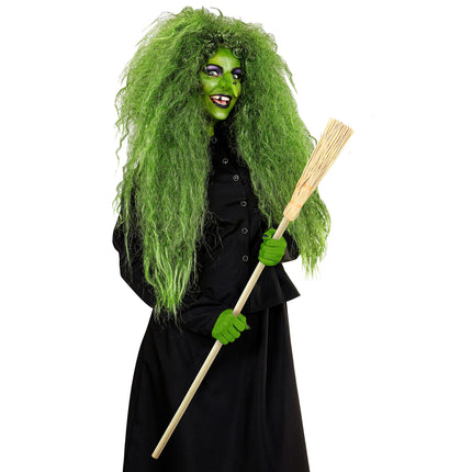 Escoba de bruja de Halloween 1,20 m