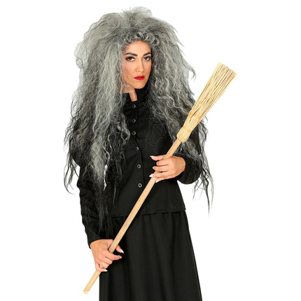 Escoba de bruja de Halloween 1,20 m