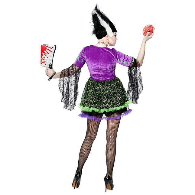 Vestido Halloween Señoras Monstruo Novia