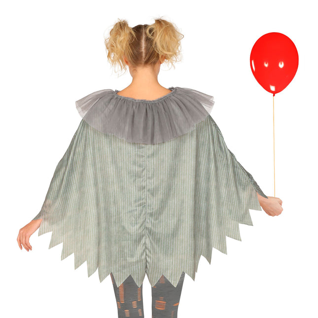 Poncho de Halloween Payaso